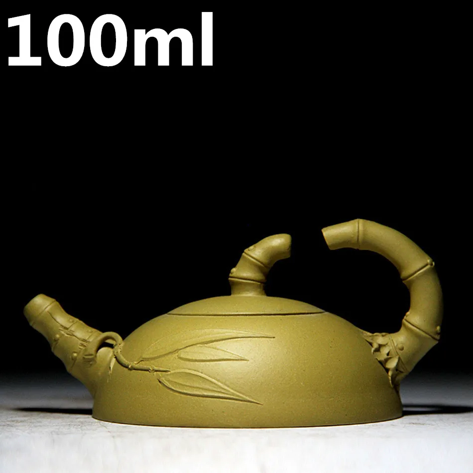 

Chinese Teapots Purple Clay Handmade Yixing Tea Pot 100ml Authentic Kung Fu Tea Set Kettle Teapot Ceramic Zisha Clay Tea Set Pot