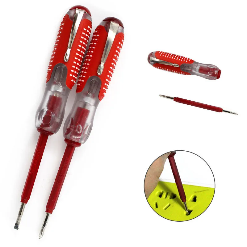 Screwdriver Test Pencil Multi Function Electric Test Tester Sturdy Red Durable Electrician Home