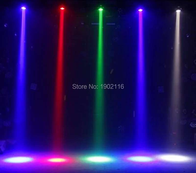 60 Вт RGBW светодиодный прожектор с RGB светодиодный свет, звук/Авто/DMX512 светодиодный луч освещение для создания сценических эффектов, супер