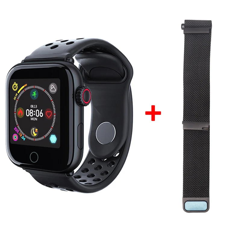 Смарт-часы мужские водонепроницаемые Смарт-часы с монитором сердечного ритма кровяное давление фитнес-браслет для iPhone iOS Android часы - Цвет: Black Steel Band