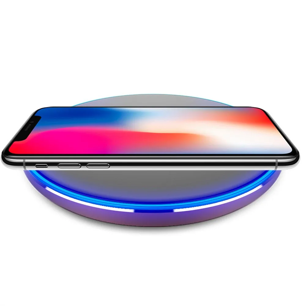 Беспроводное зарядное устройство Qi для Iphone XS / Max/XR вертикальное с поддержкой