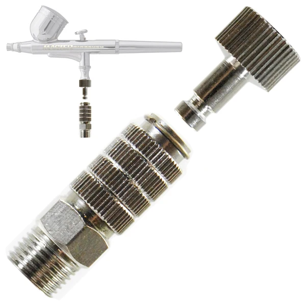

Airbrush Quick Release Disconnect Coupler 1/8" BSP Male and Female Connections For Painting Art Nail Art Makeup