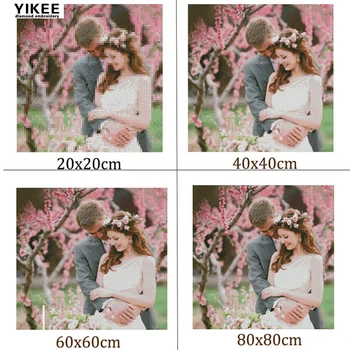 

full diamond embroidery custom,square diamond painting cross stitch,portrait,diamond painting custom photo