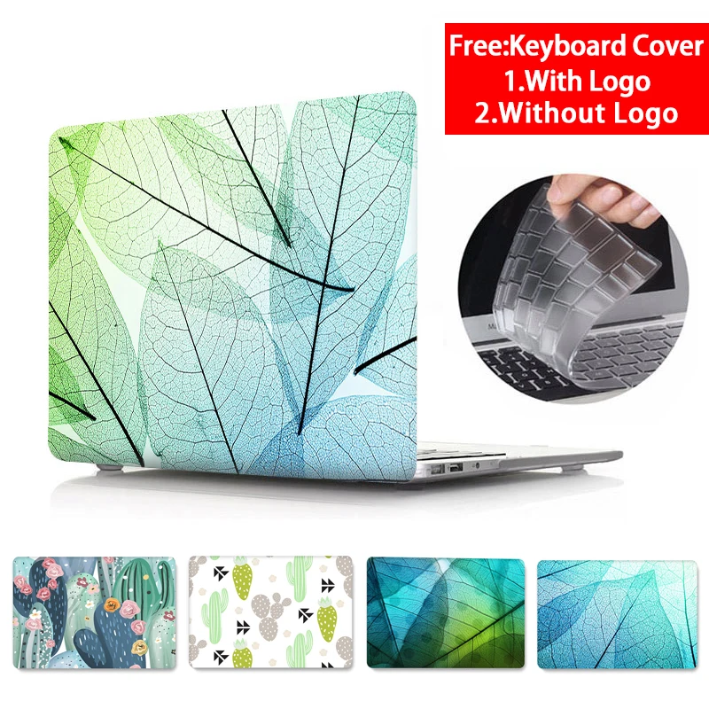 

Plant Print Case for MacBook Air 13 11 Pro 13.3 15 Retina Coque Matte Letter Transparent Cover for Mac book A1466 A1708 A1707
