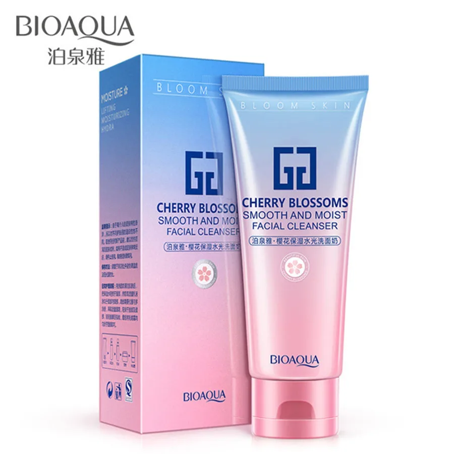 BIOAQUA skin care Oil control Cherry blossom extract moisturizing