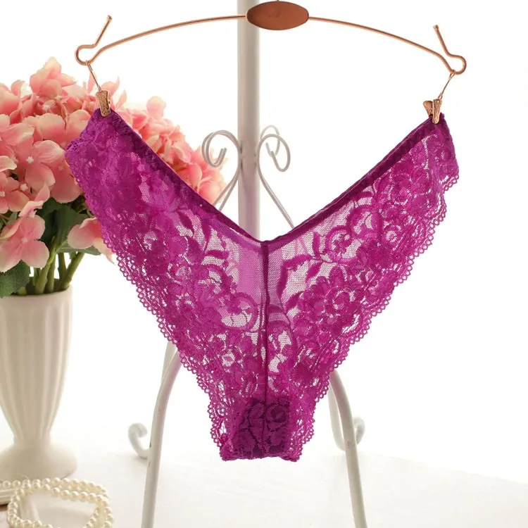 Free Shipping Sexy Women Briefs Panties Women's Lace Underwear Thong G String Woman Short String M L XL XXL XXXL  XXXXL (8)