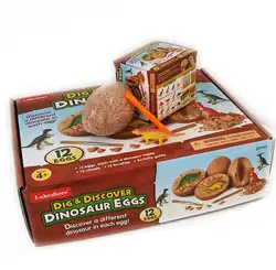Копать открыть для себя Дино Яйцо игрушечный экскаватор комплект уникальный динозавр яйца Пасхальная Археология наука подарок динозавр