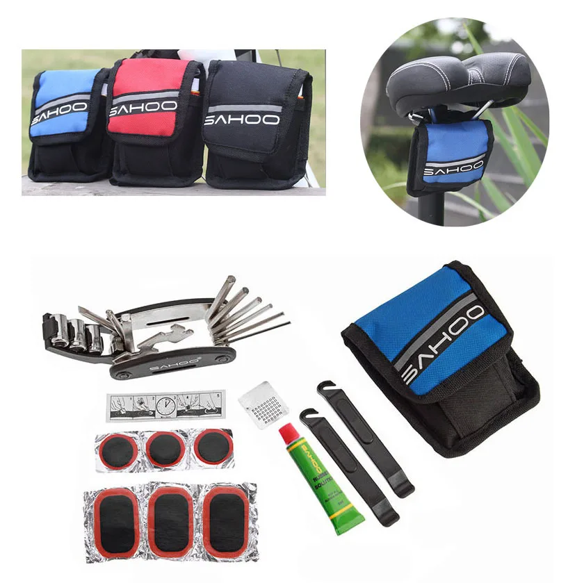 Buy Mini Cycling Bike Bicycle Tyre Repair Kit Tool Bag