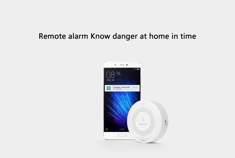 Xiaomi Mijia Honey Well Smoke&Gas Alarm Detector Audible And Visual Alarm Work With Gateway Hub Smoke Detector Smart Home # (5)