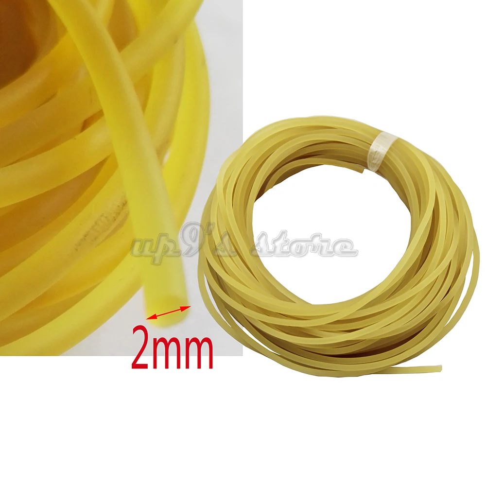 

10 Meters Diameter 2mm Plain Traditional Elastic Rope Tied Reinforcement Group Fishing Line Solid Elastic Rubber