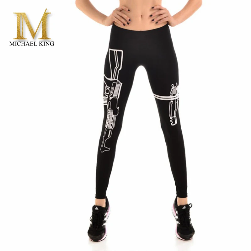 michael king Leggins sporting women fitness Slim stretch women pants