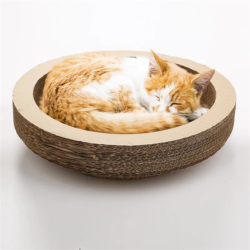 

Large Space Bowl Type Cat Scratch Board Scratching Pad For Cat Nest Toy Cat Scratcher For Grinding Claws Cat Scratcher Toy Mat