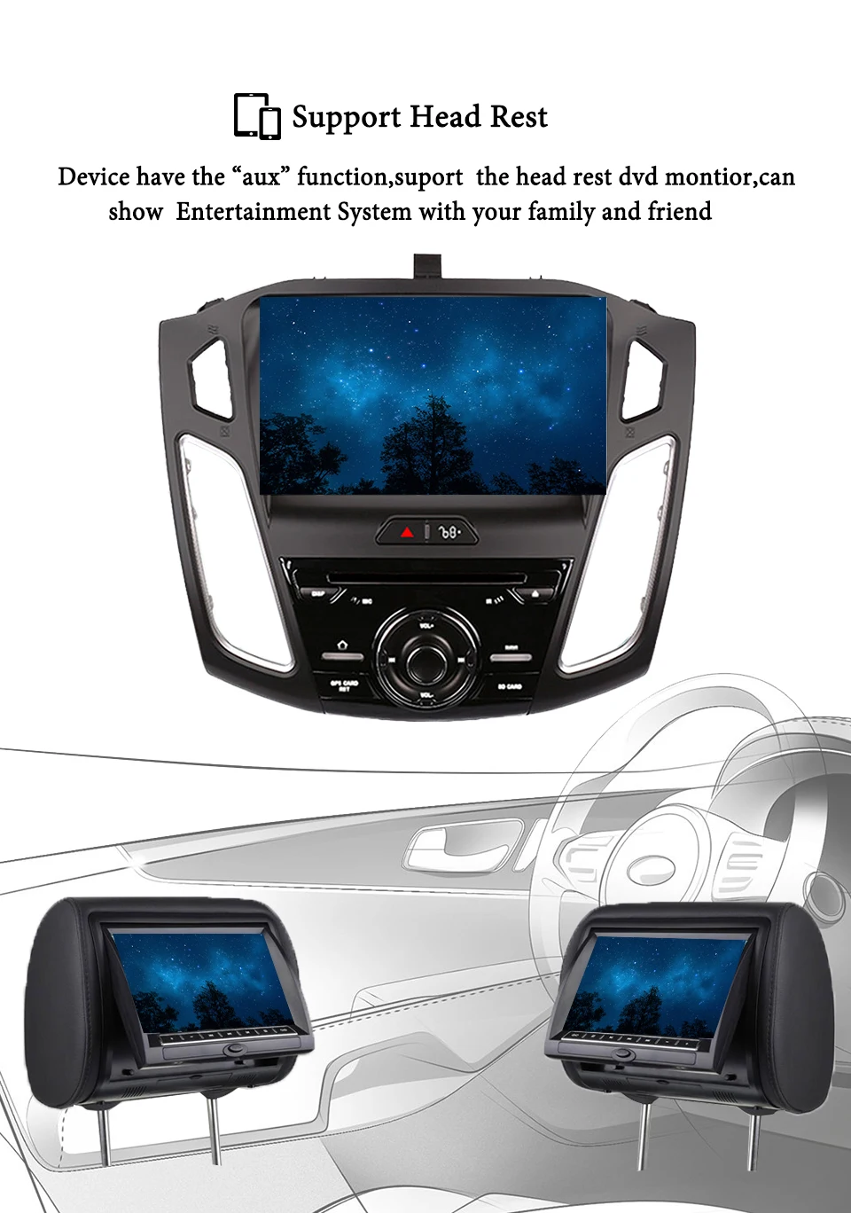 9 дюймов 1024*600 Android 9,0 автомобильный dvd-плеер gps навигация для Ford Focus 3 с Wifi gps Восьмиядерный стерео