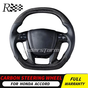 

For Honda Accord Carbon Fiber Steering Wheel For Universal Replace steering wheel control button paddle shifter good performance