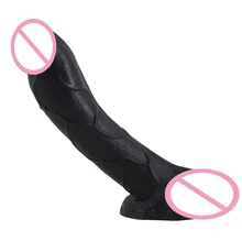 FAAK curved big animal dildo 9.84″ long thick realistic penis sex doll masturbator for woman man anal plug adult stuffed toy