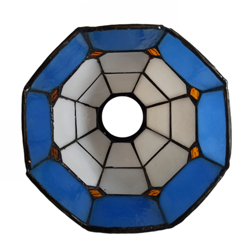 2-Pack Тиффани стиль стеклянный абажур 1-5/8 дюймов фиттер для настенного бра и подвесная люстра, светильник
