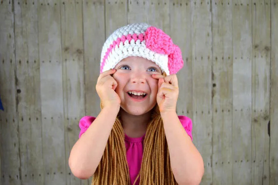 Детская фотография реквизит ручной работы крючком головной убор из пряжи волос парик, ребенок, дети, кофе волос, парик, пряжа волос, пряжа для париков шляпа Хэллоуин парик костюм