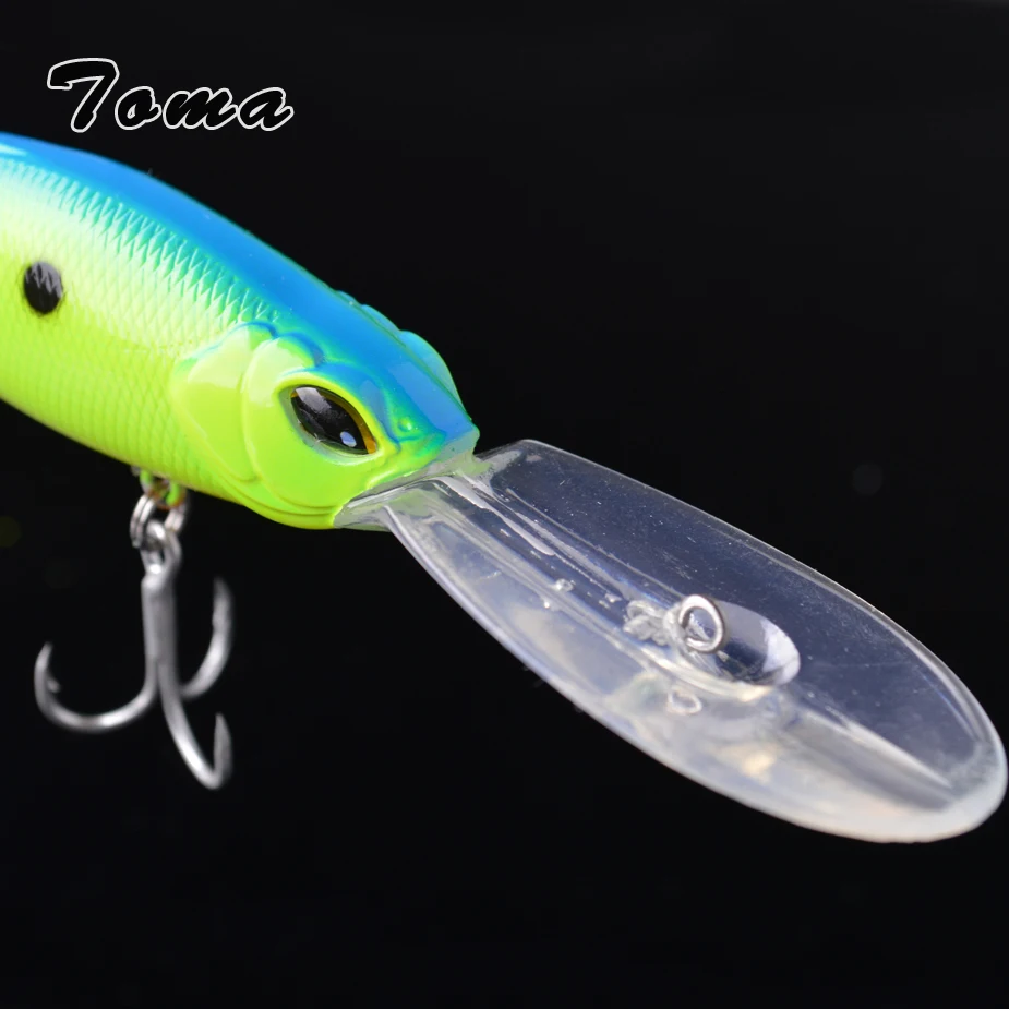 Рыболовная приманка TOMA Deep Catcher 83S 83 мм 18 г Тонущая блесна искусственная для окуня