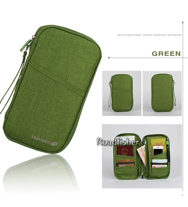 Passport storage bag pocket 8