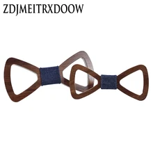 2017ZDJMEITRXDOOW деревянный галстук-бабочка треугольный полый корбата boda corbatas галстуки для мужчин Детский галстук-бабочка gravata casamento