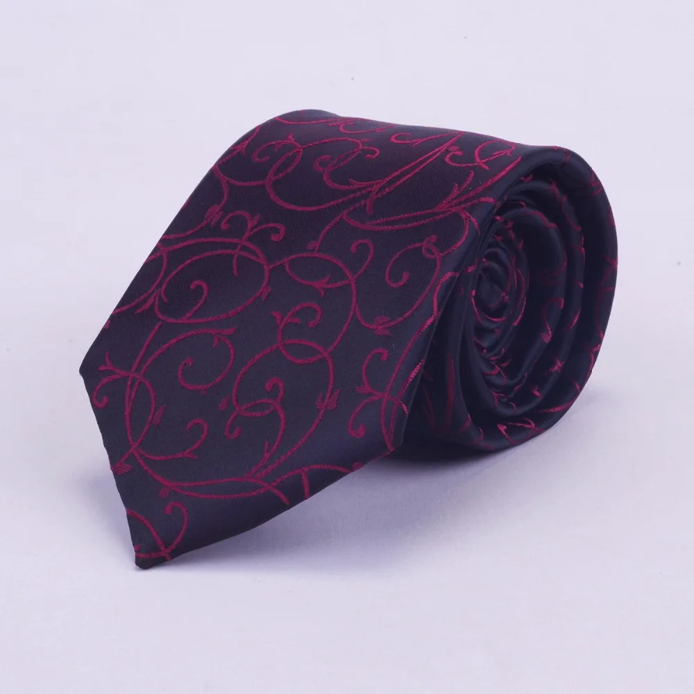 GUSLESON Quality Tie Set for Men Blue Floral Tie and Handkerchief Silver Necktie Man Corbatas Hombre Pocket Square Wedding