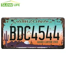 Аризона BDC4544 автомобильный металлический номерной знак металлический оловянный знак винтажный домашний декор оловянный знак бар декоративные металлические знак Новая металлическая доска