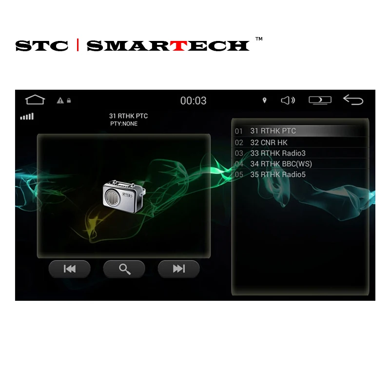 SMARTECH 2 Din Автомобильный dvd-плеер на основе Android gps навигация DAB+ антенна