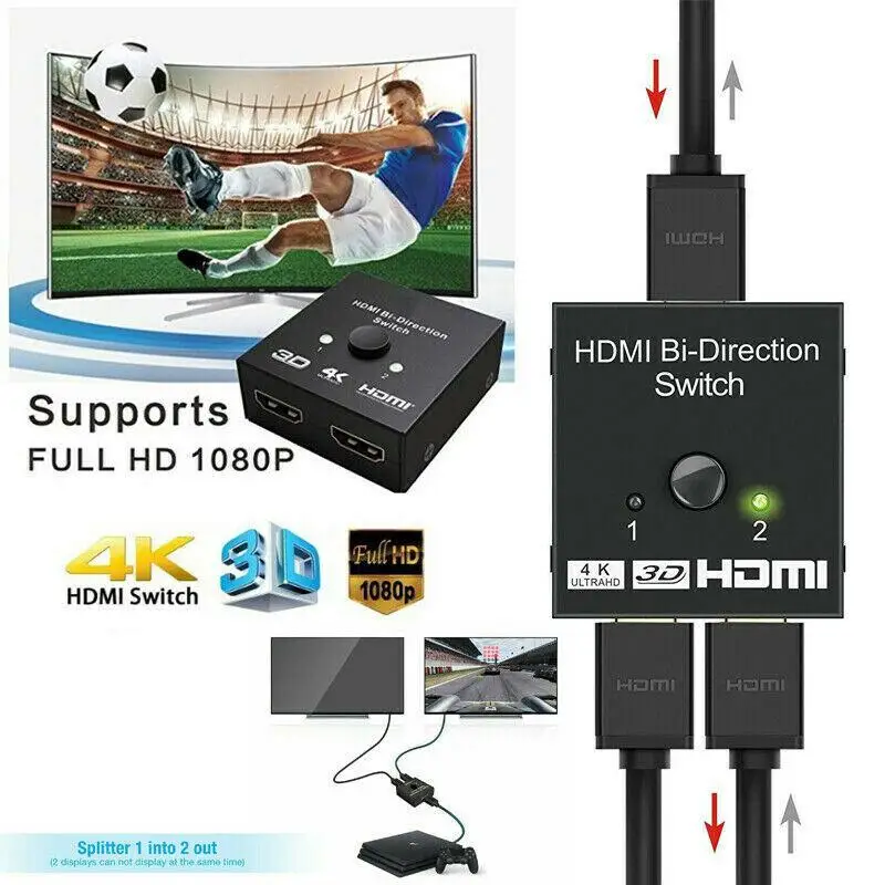 EastVita HDMI Switch For Xbox PS4 TV 