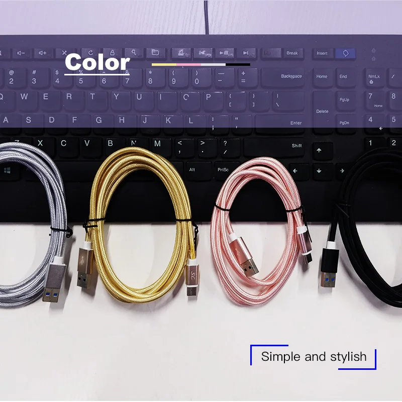 Кабель для быстрой зарядки type-C для xiaomi redmi note 7 USB-C, кабель для быстрой зарядки type-C для huawei samsung Galaxy S9 S8