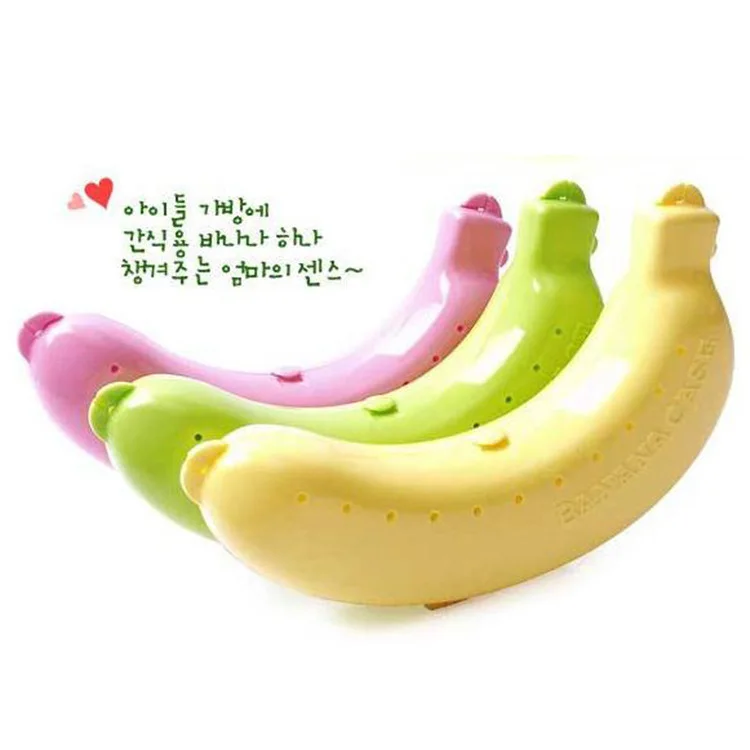 

1pc Cute Banana Protector Case Container Trip Outdoor Lunch Dinner Fruit Box Storage Holder Cheap Banana Trip Outdoor Box
