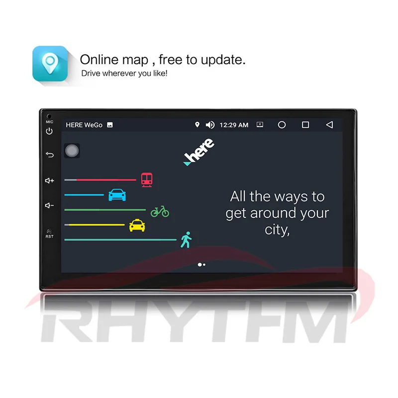2019 2din android 7 1 GPS автомобильное стерео dab радио мультимедиа 1080P Навигатор bluetooth fмой