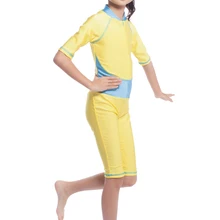 Один предмет скромный купальный костюм Maillot De Bain Femme Musulman Burkini для Glirl Islami Mayo Буркини для детей siwak