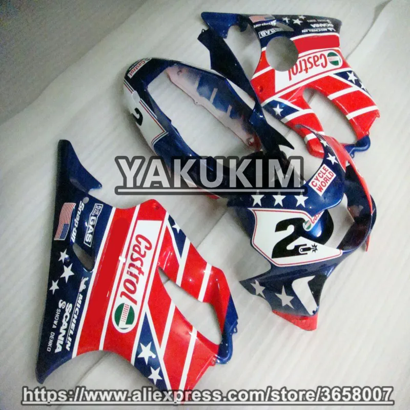 YAKUKIM ABS комплекты обтекателей для Honda CBR600RR 99-00 Год 1999 2000 F4 обтекатели мотоцикла