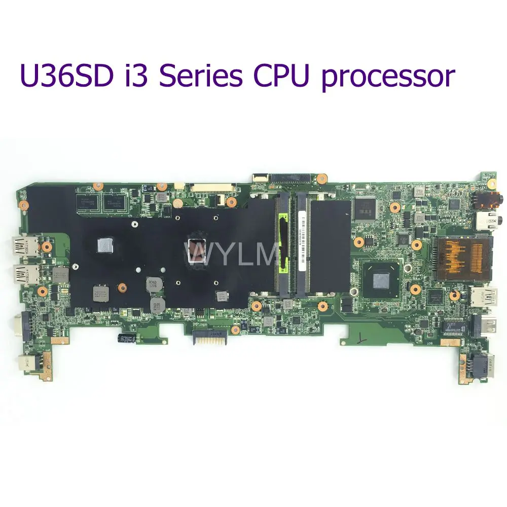 U36SD Процессор серии i3 для ASUS U36S U36SG U44SG материнская плата ноутбука REV 2 1 Материнская