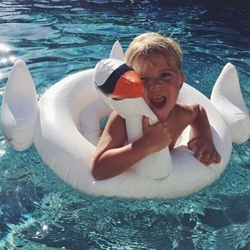WholesaleSummer-Baby-Kids-Safety-White-Flamingo-Swimming-Ring-Inflatable-Swan-Swim-Float-Water-Fun-Pool-Toys (2)
