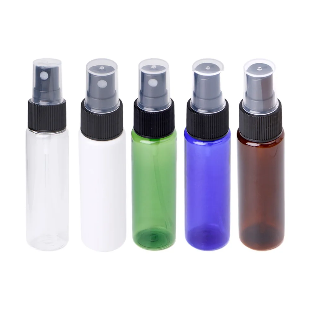 

1PC 30ML Empty Mini Sprayer Refillable Press Atomizer Perfume Spray Travel Bottle 30ml Transparent/Blue/Green/White/Brown
