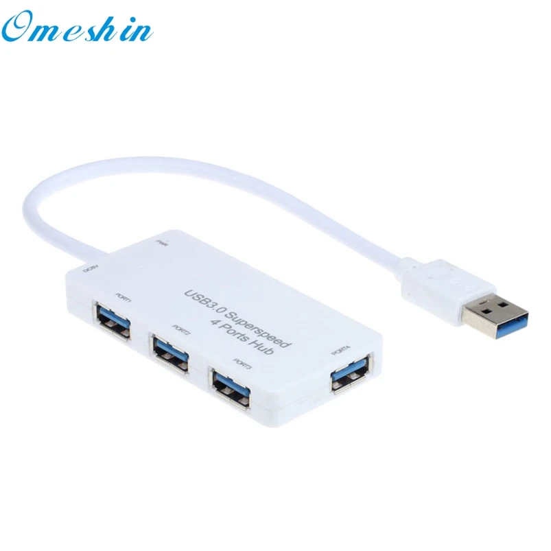 OMESHIN SimpleStone Питание USB 3,0 4-Порты и разъёмы SuperSpeed компактный концентратор адаптер для ПК ноутбук Mac 60315