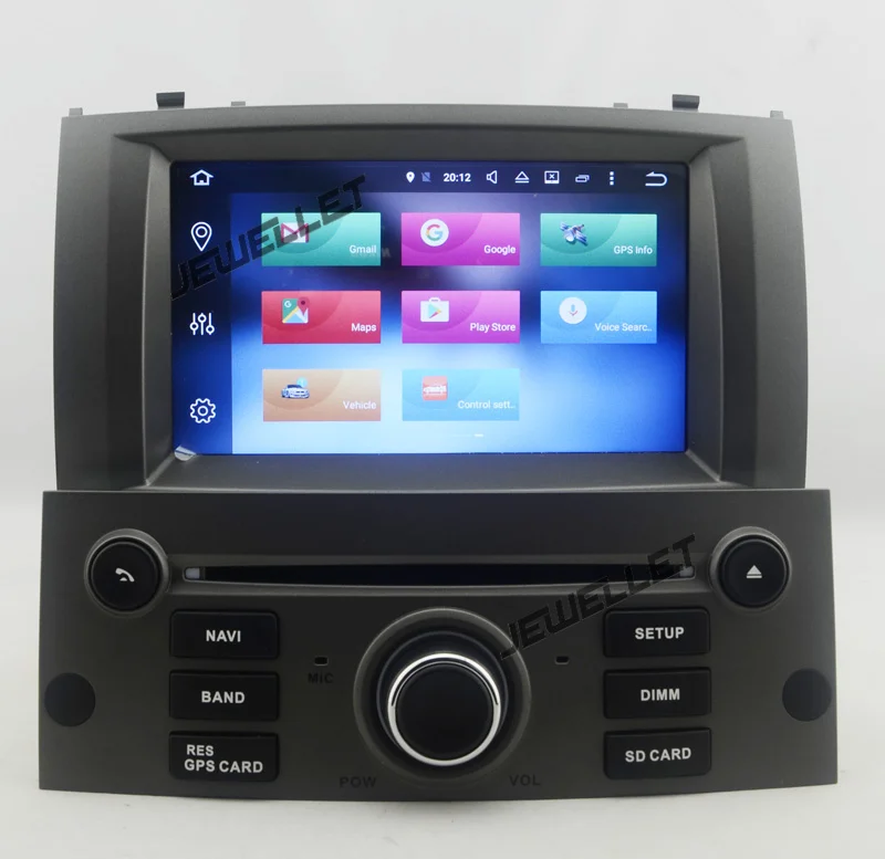 Восьмиядерный ips экран Android 9,0 автомобильный DVD gps Радио Навигация для peugeot 407 2004-2010 с 4G/Wifi DVR OBD зеркальное соединение