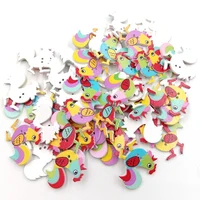 50Pcs Cartoon Rooster Chicken Wooden Buttons 2 Holes DIY Sewing Scrapbook Decor Sewing Decor Fashion 2