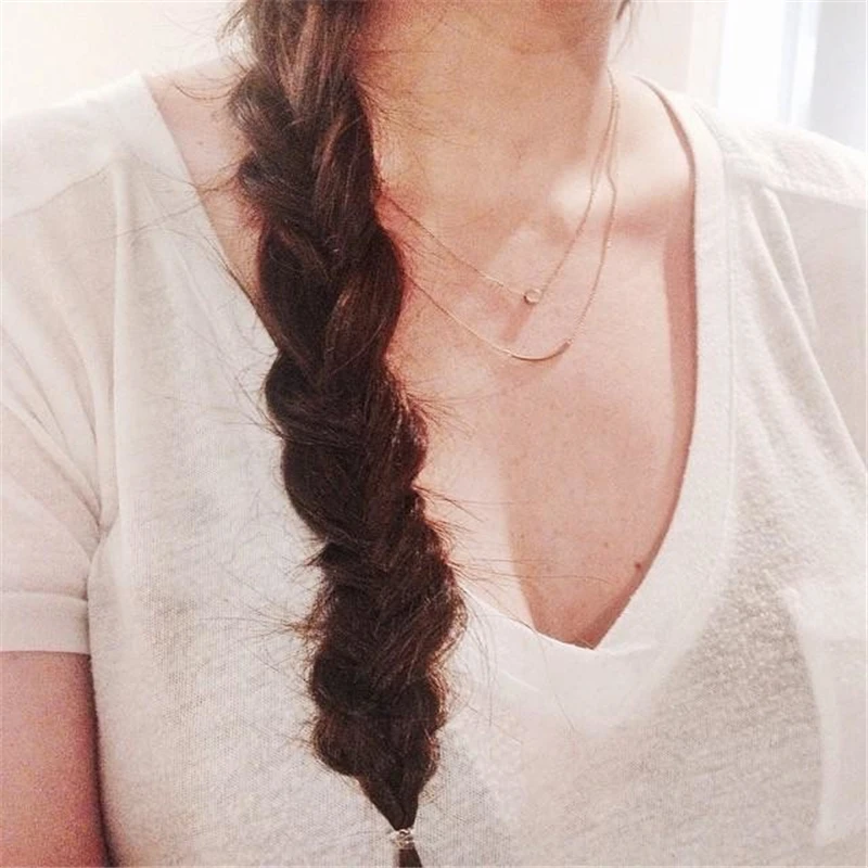 curved tube necklace