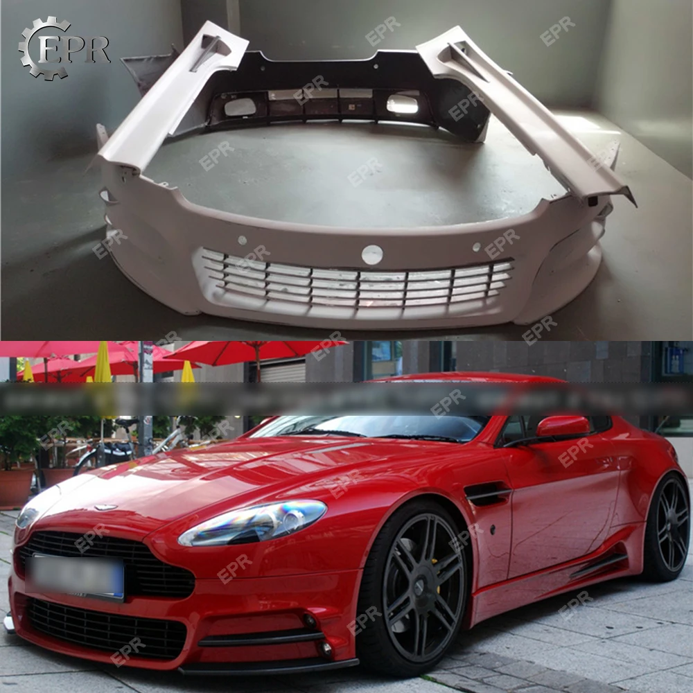 Для Aston Martin Vantage Mansory FRP наборы для тела из стекловолокна (передний/задний бампер +