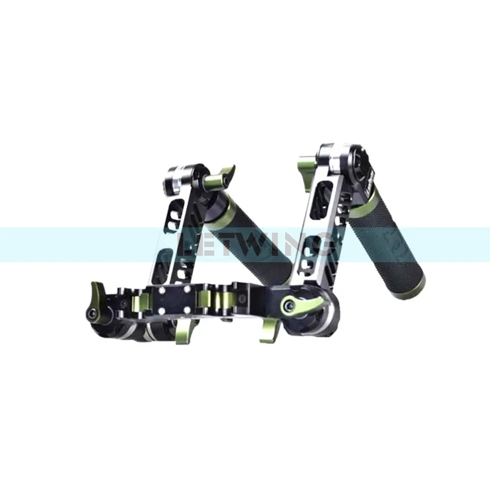 US $301.52 Lanparte Adjustable Hand Grip Universal Grip V2 For 15mm Rail Rod DSLR Video Support System Rig