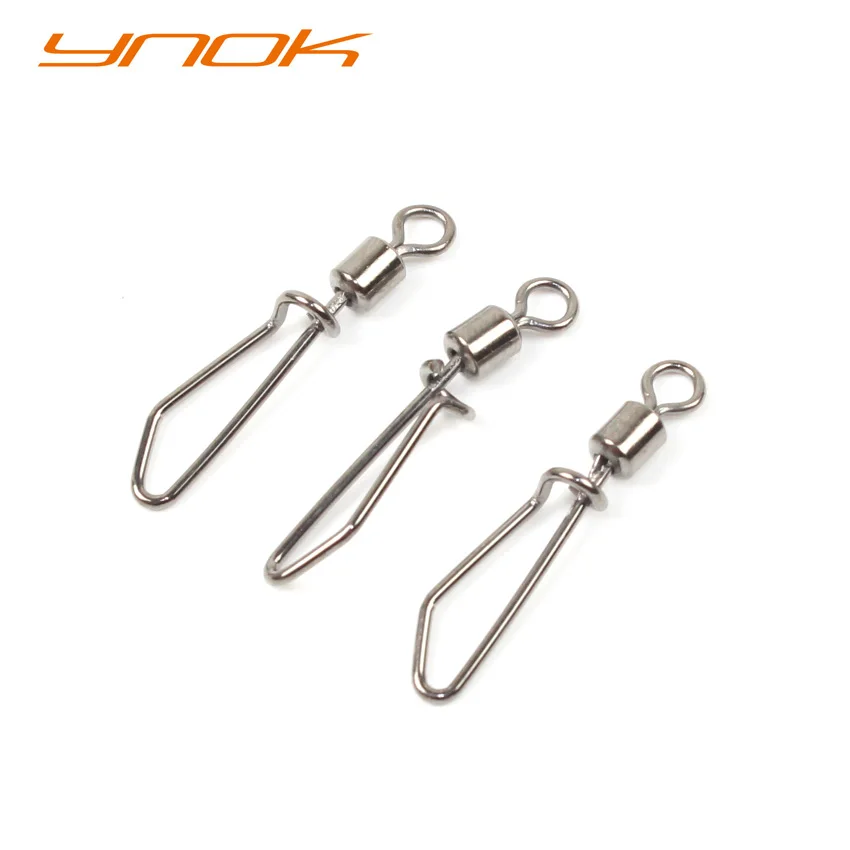 

Lure Fishing Snap Connector Rolling Swivel with T-shape Snap Fishing Accessories