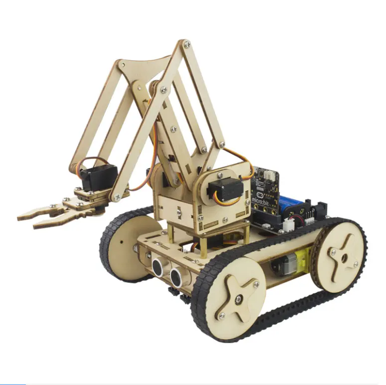 HA CONDOTTO LA luce FAI DA TE microbit Robot Scheda di Espansione Robot Braccio Trolley