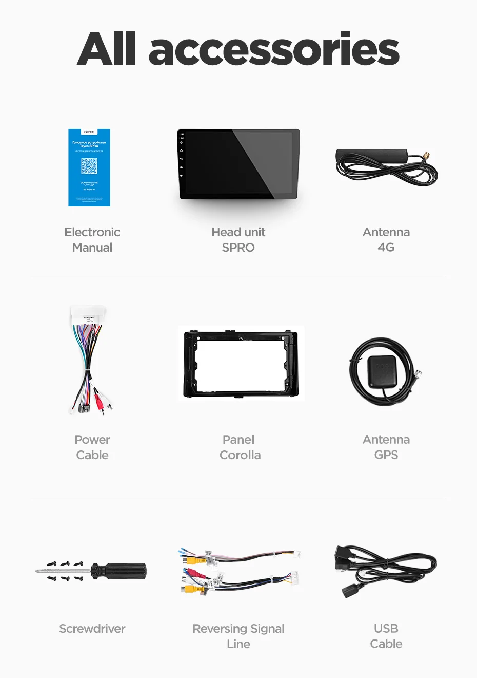 Cheap TEYES SPRO car dvd gps multimedia player For Toyota Corolla 2017-2018 car dvd navigation radio video audio player no car 2 din 27