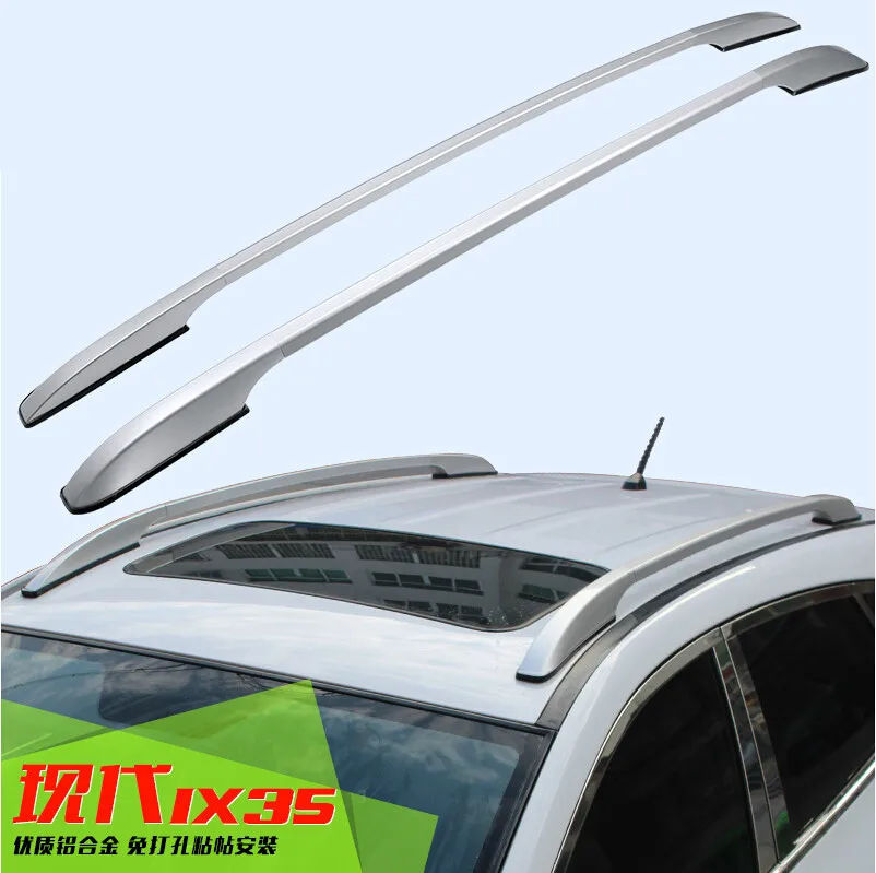 For Hyundai ix35 2010 2016 Roof Rack Rails Bar font b Luggage b font Carrier Bars