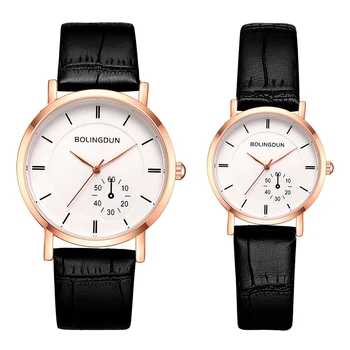 

Women Leather Brand Watches Luxury Ladies Analog Sports Quartz Clock Men Dress Clock Couple Watch Relogio Masculino