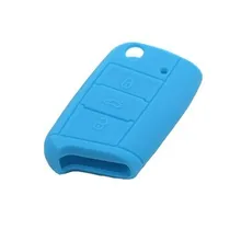 Дистанционный ключ силиконовая кожа(светло-синий) для Volkswagen для VW GOLF Mk7