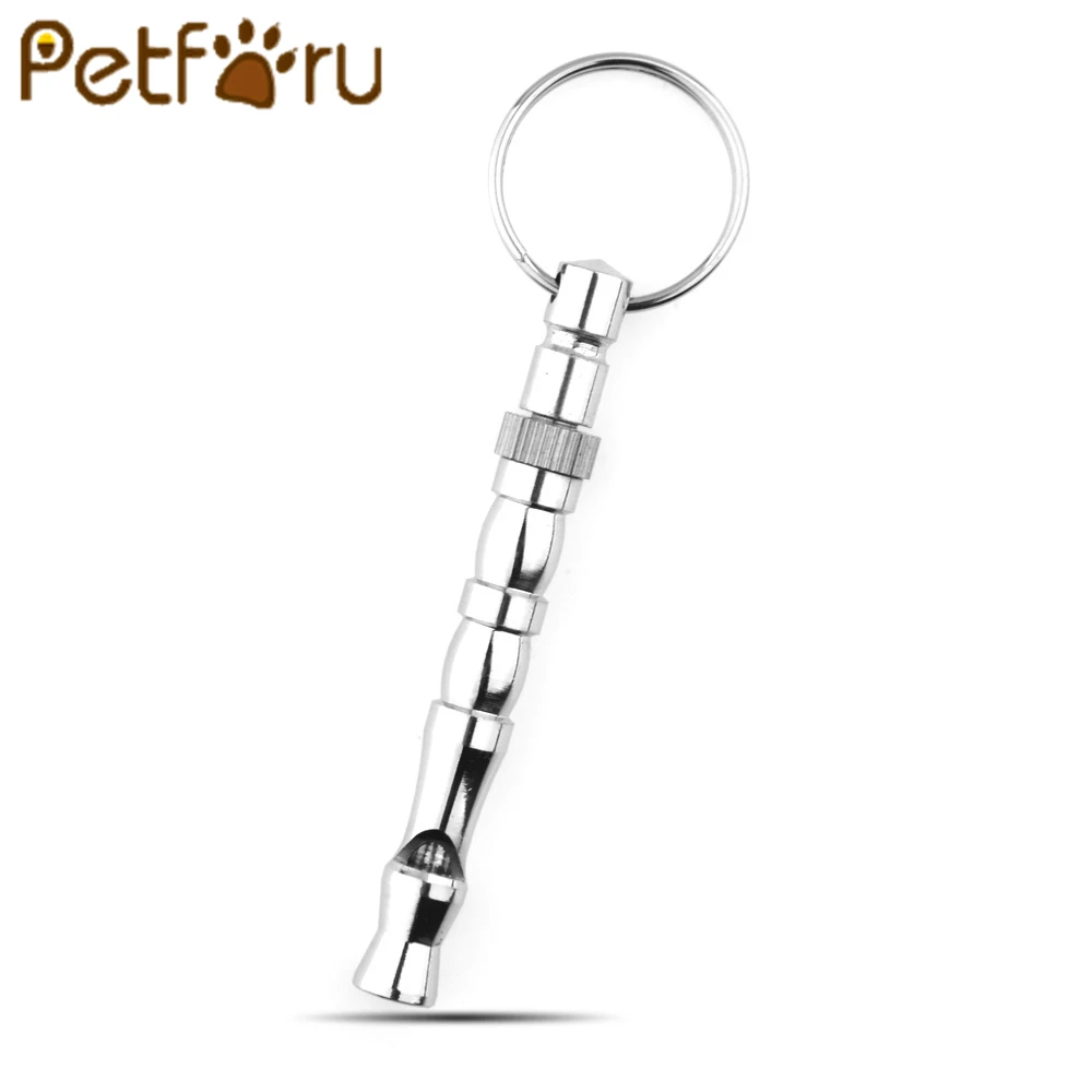 

Petforu 7cm Adjustable Blow Ultrasonic Dog Training Whistle Pet Dog Training Sound Products