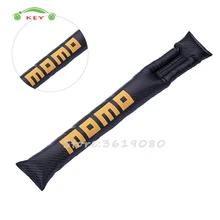 Сиденье для стайлинга автомобиля зазор наполнитель КРЫШКА ДЛЯ MOMO логотип герметичный слот капля пробка для Volvo Skoda BMW MG Honda Mazda KIA опоры сидений